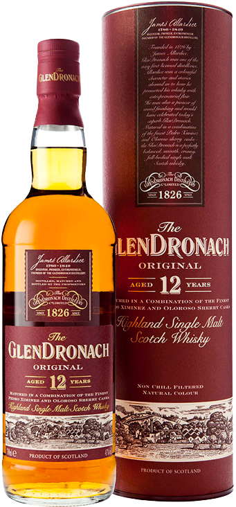 Dramtubes Glendronach 12 Year Old Highland Single Malt Scotch Whisky, 25ml